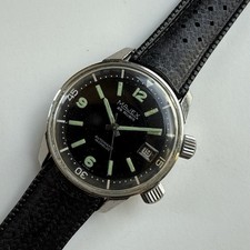 Vintage Majex Automatic Super Compressor Black Patina Dial Rare