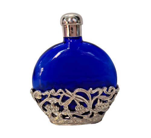 Vintage cobalt blue glass - cobalt,