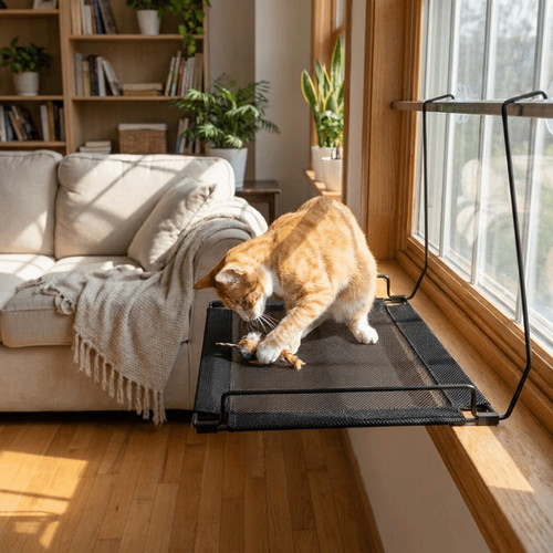 Folding cat hanging bed - hanging, stable