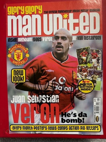 Jaun sebastian veron signed - sebastian,