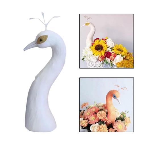 Peacock mannequin head flower - head,