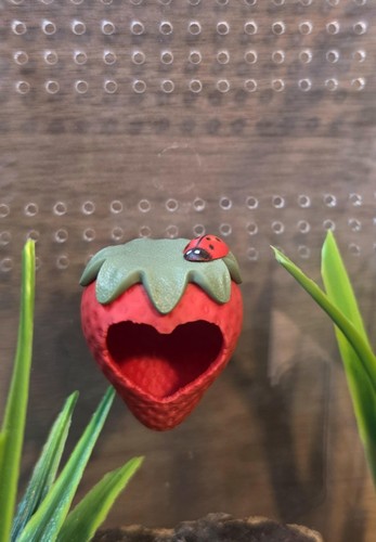 Printed strawberry jumping - strawberry,