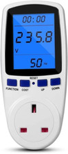 Power Meter Energy Monitor Plug Tapsin Energy Monitor Backlight LCD Display