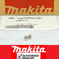 2X GENUINE MAKITA STEEL BALL