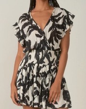 Elan Minka Dress Black Cream