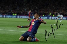 Raphinha Signed Pre-Print 6x4