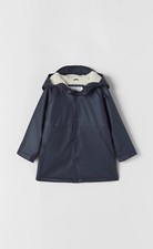 ZARA NWT Rubberized raincoat