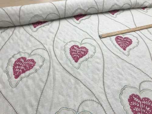 Embroidery linen curtain - embroidery,