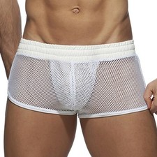 Mens Transparent Mesh Low