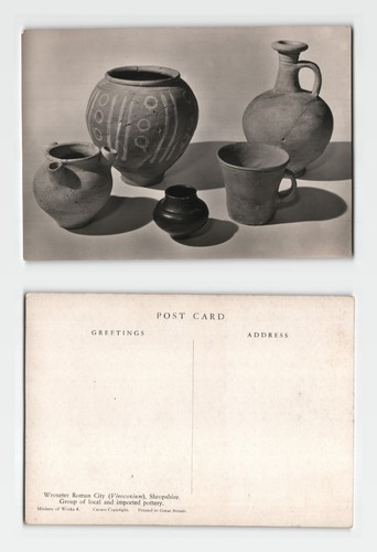 Postcard wroxeter roman city - postcard,