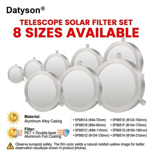 Solar observing filter for - observing,