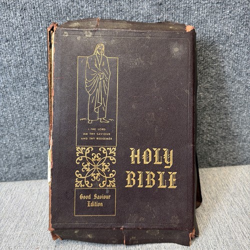 Vintage 1950 holy bible good - vintage,