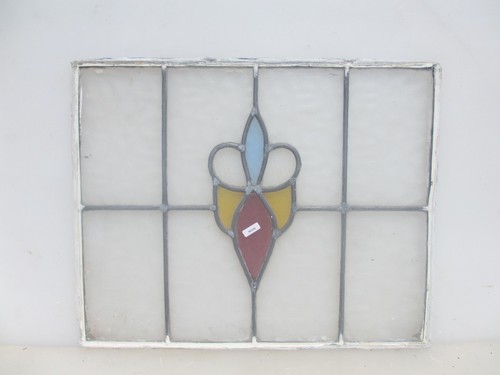 Antique stained glass window - glass,