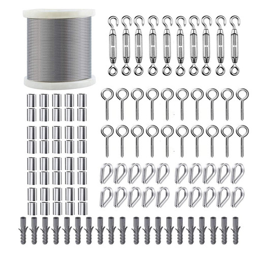 Garden wire kit 60m stainless - kit,