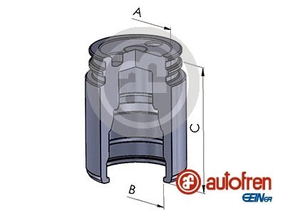 Rear piston brake caliper - piston,