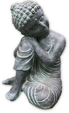 Thinking Buddha statue Resting buddah stone garden ornament 33cm/13"H