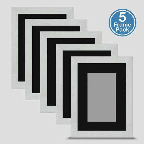 Photo frame white - white, inch