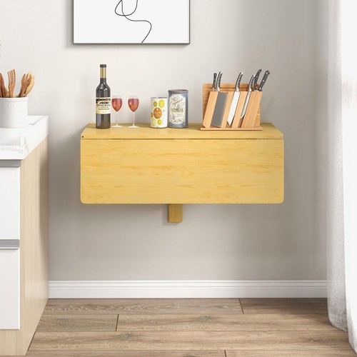 Folding wall table 80x60cm - table,