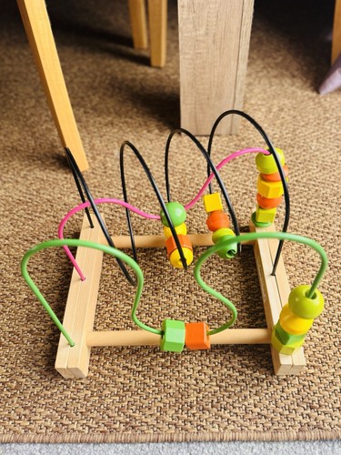 Toddler ikea mula - wooden, bead