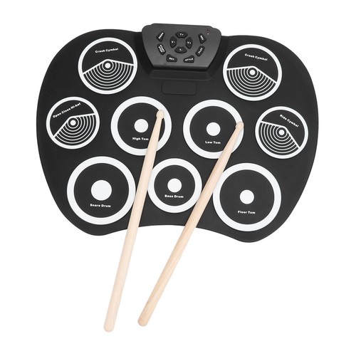 Electronic drum set with 9 - —electronic,