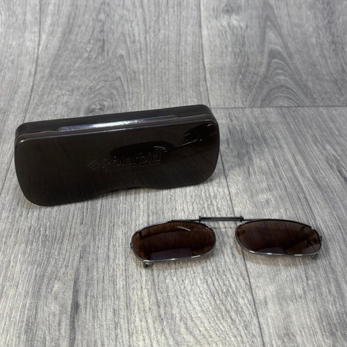 Polaroid clip sunglasses - on,