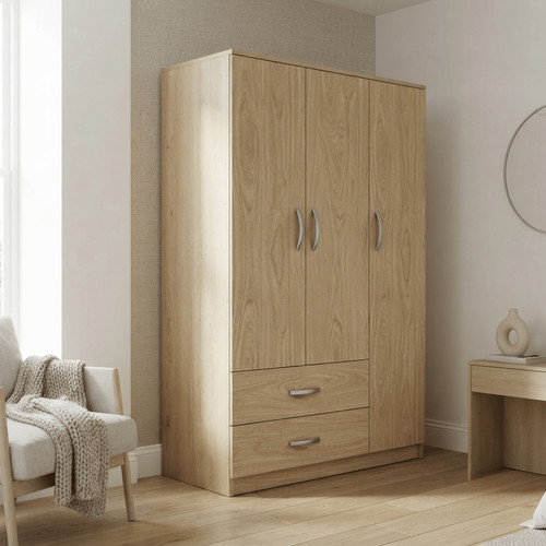 Assembled door wardrobe with - assembled,