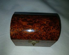 Small Domed Top Burr Walnut