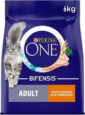 Purina One Adult Dry Cat Food Rich In Chicken 6kg, Packaging May Vary