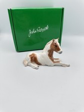 John Beswick Vanner Pony Foal figurine. Original Box Piebald Version Brown/white