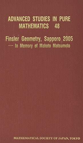Finsler geometry sapporo in - sapporo:,