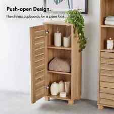 Chester Small Bathroom Cabinet Unit Storage Wood Shelves Chest Modern Furniture