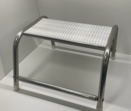 Dukdalf aluminium step stool - aluminium,