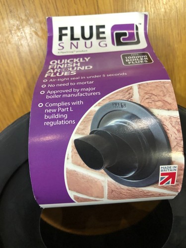 100mm boiler flue pipe snug - 100mm,