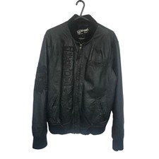 Ed Hardy Leather Jacket Kiss