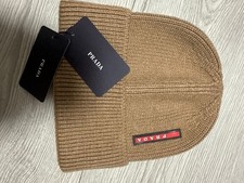 Prada Tan Nylon Baseball Cap
