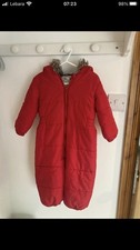 Next Pramsuit Red 12-18months