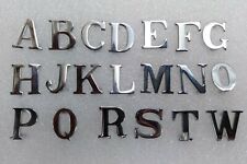 British Made ⅝" Shoulder Board & Epaulette Chrome Shank loop Letters