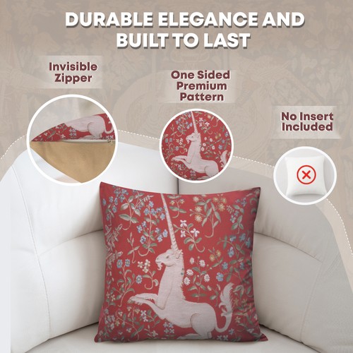 Licorne fleuri french tapestry - licorne,