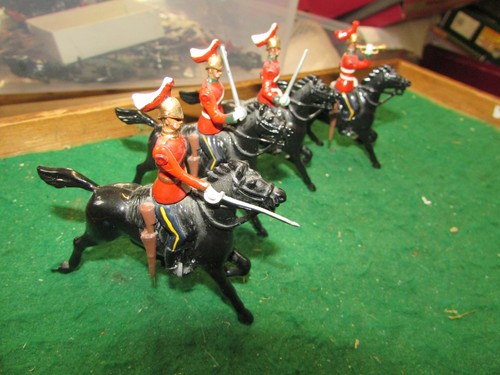 Britains metal 5th dragoon - britains,