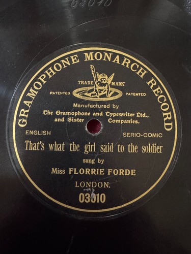 78rpm music hall florrie - hall,,