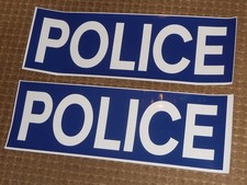 2 x Very Large POLICE Vinyl