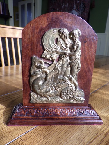 Gilt bronze allegorical relief - gilt,