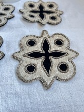 Vintage silver appliqué - silver,