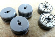 5x ITT RBP12F 2 pole 3 position pcb mount rotary switches DP3T