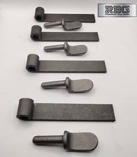 4x Straight Hinge & Gudgeon