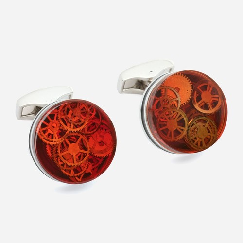 Tateossian cufflinks rhodium - tateossian,