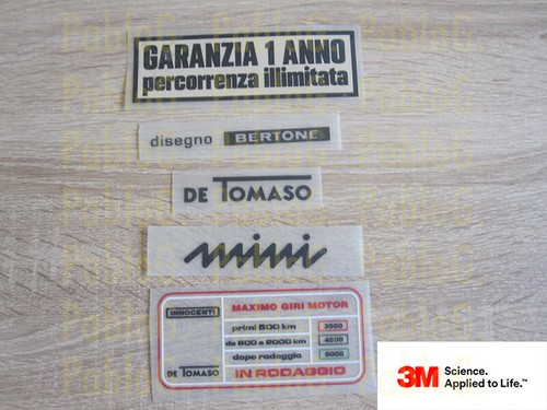 Innocenti mini tomaso decal - by,