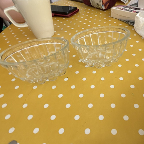 Set glass shaped jelly - set, 2