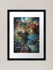 Abstract Urban Future 2 Framed