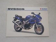 SUZUKI SV650S Motorcycle Sales Spec Leaflet JAN 2001 #MB01SV650S-LEAF